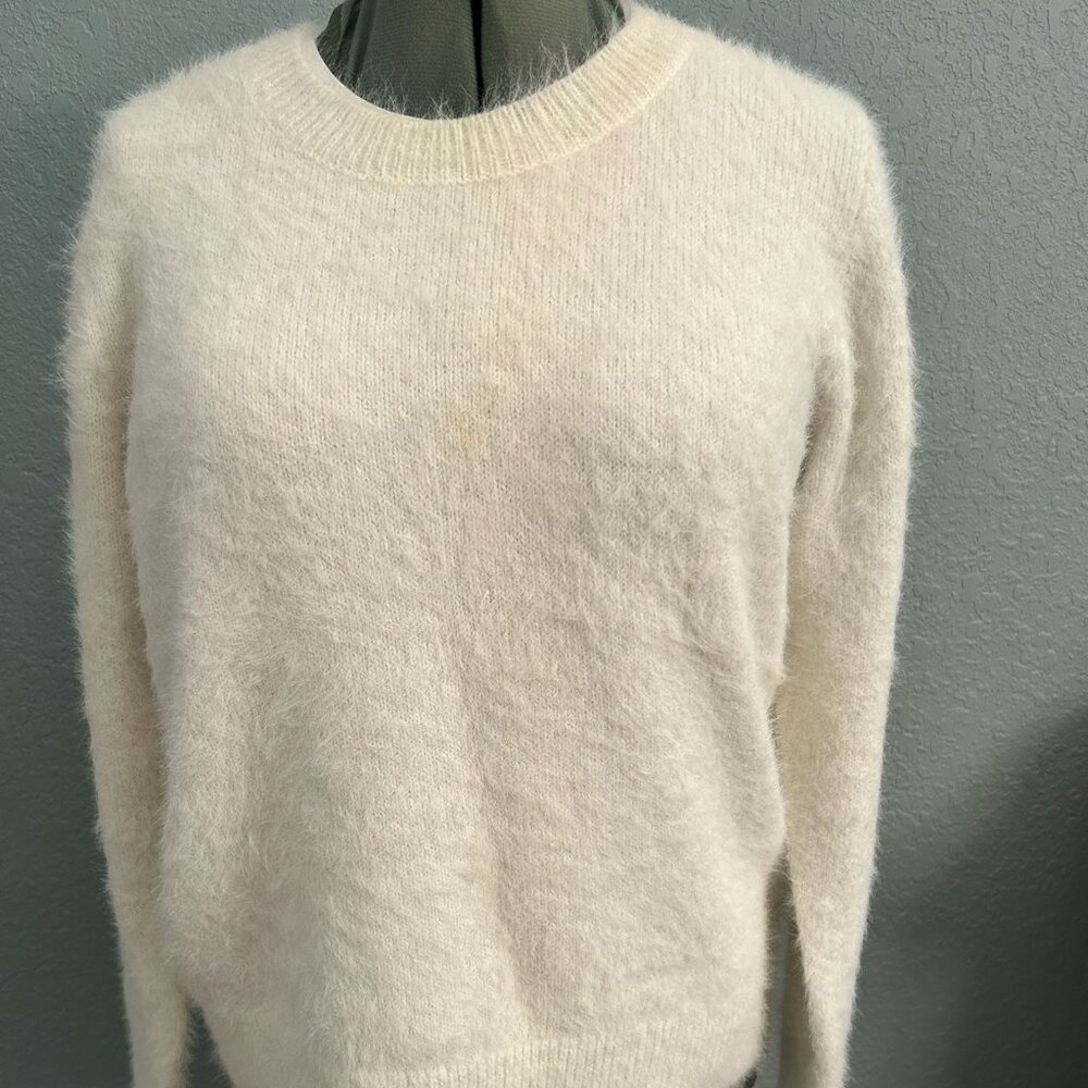 Soft white Angora style Sweater